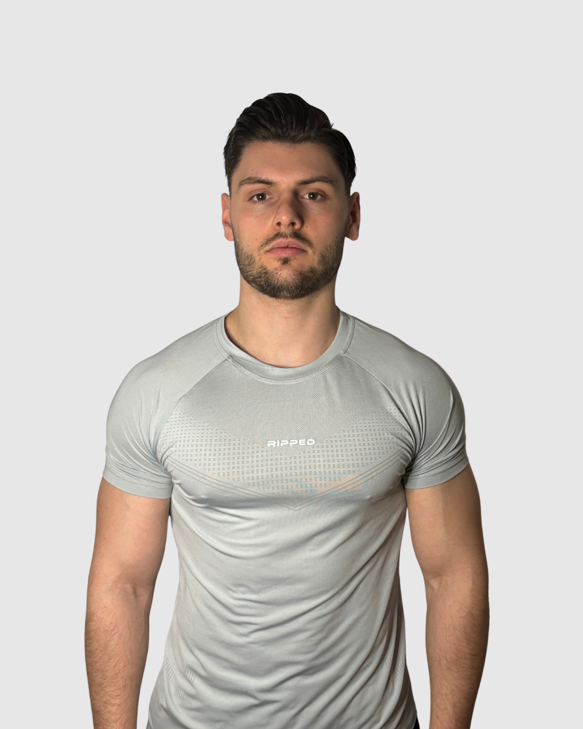 Ripped Shirt grau