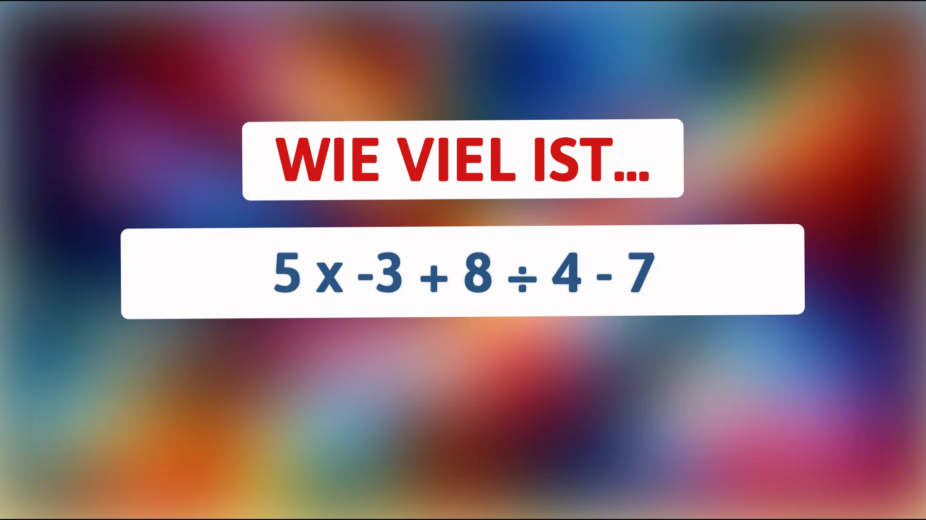 Nur 1 von 50 Menschen kann dieses knifflige Mathe-Rätsel lösen! Bist du schlau genug, um die Antwort zu finden?"